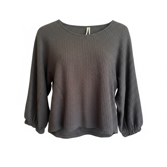 Anthropologie size small   Textured Long Sleeve Top - Picture 2 of 9